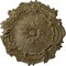 Ekena Millwork Plymouth Ceiling Medallion (Canopies up to 1 5/8"), 16 3/4"OD x 1 3/8"P, Mississippi Mud Crackle CM16PLMMC - alternate 1